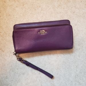 Coach Accordion Zip Wallet